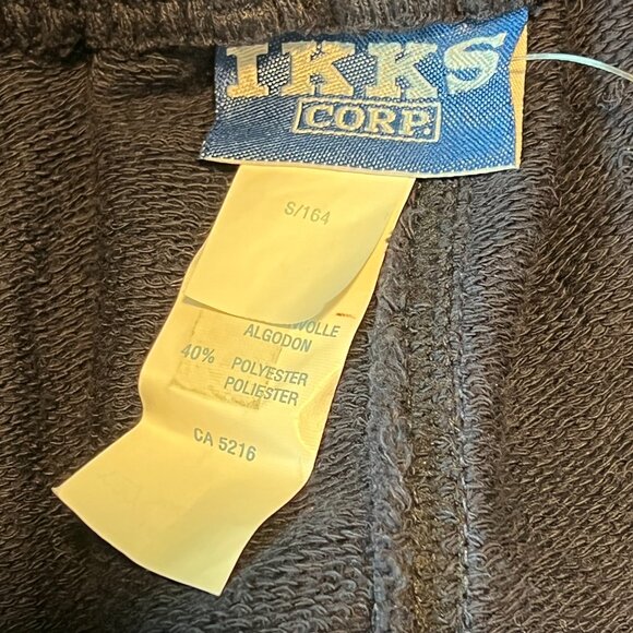 NWT Vintage IKKS Grey Sweatpants Made in France Kids Size S - Picture 11 of 12